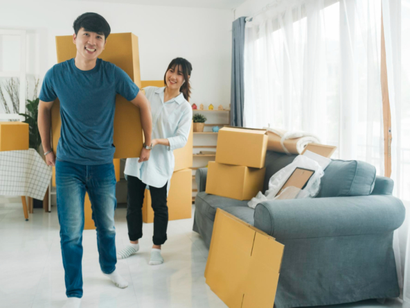 moving into apartment